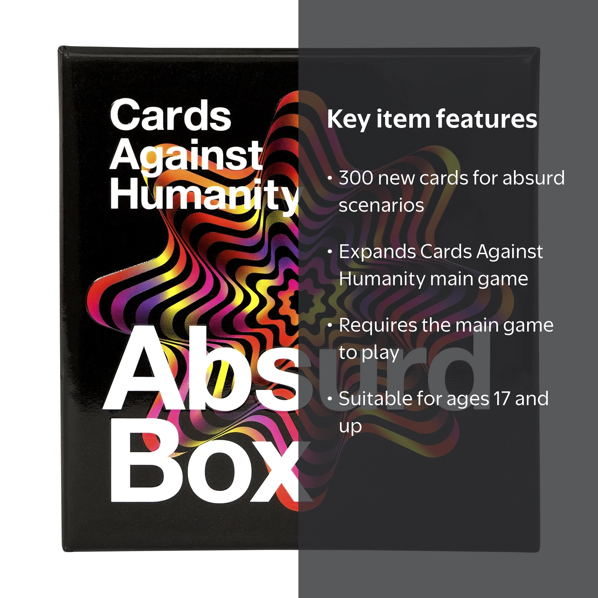 Cards Against Humanity: Absurd Box, 300-Card Expansion - Walmart.com
