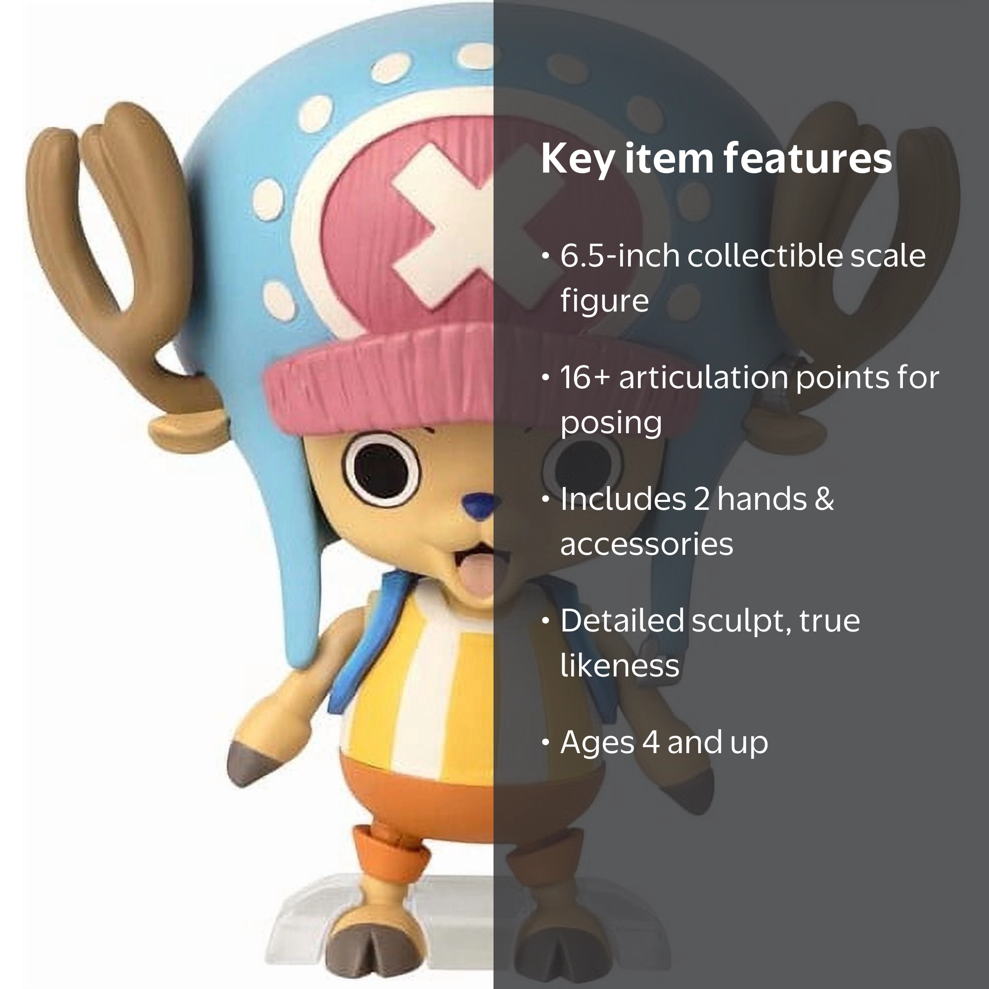 Anime Heroes, One Piece - Chopper Action Figure, 6.5 inch