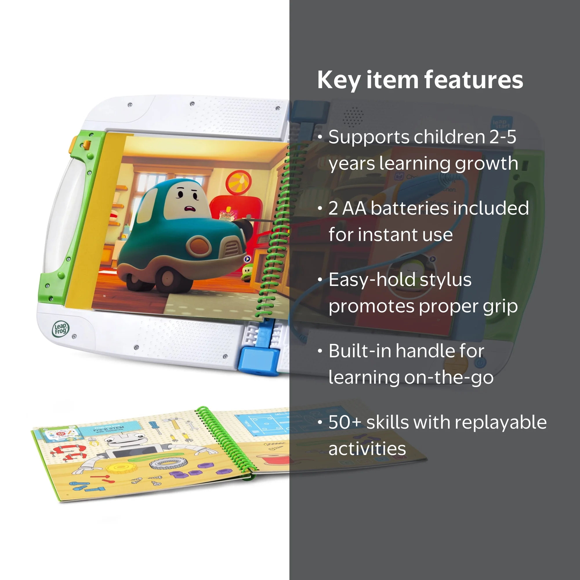 Free Shipping! LeapFrog Learning Success Bundle Green with