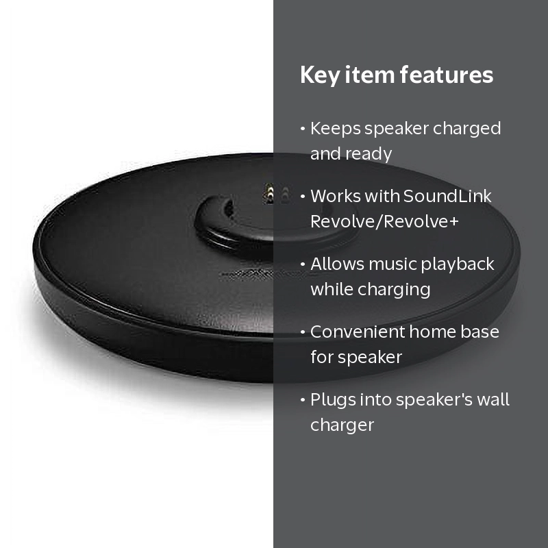Bose SoundLink Revolve + 本体　充電器　説明書 Bose SoundLink Revolve Bluetooth Speaker Charging Cradle - Walmart.com