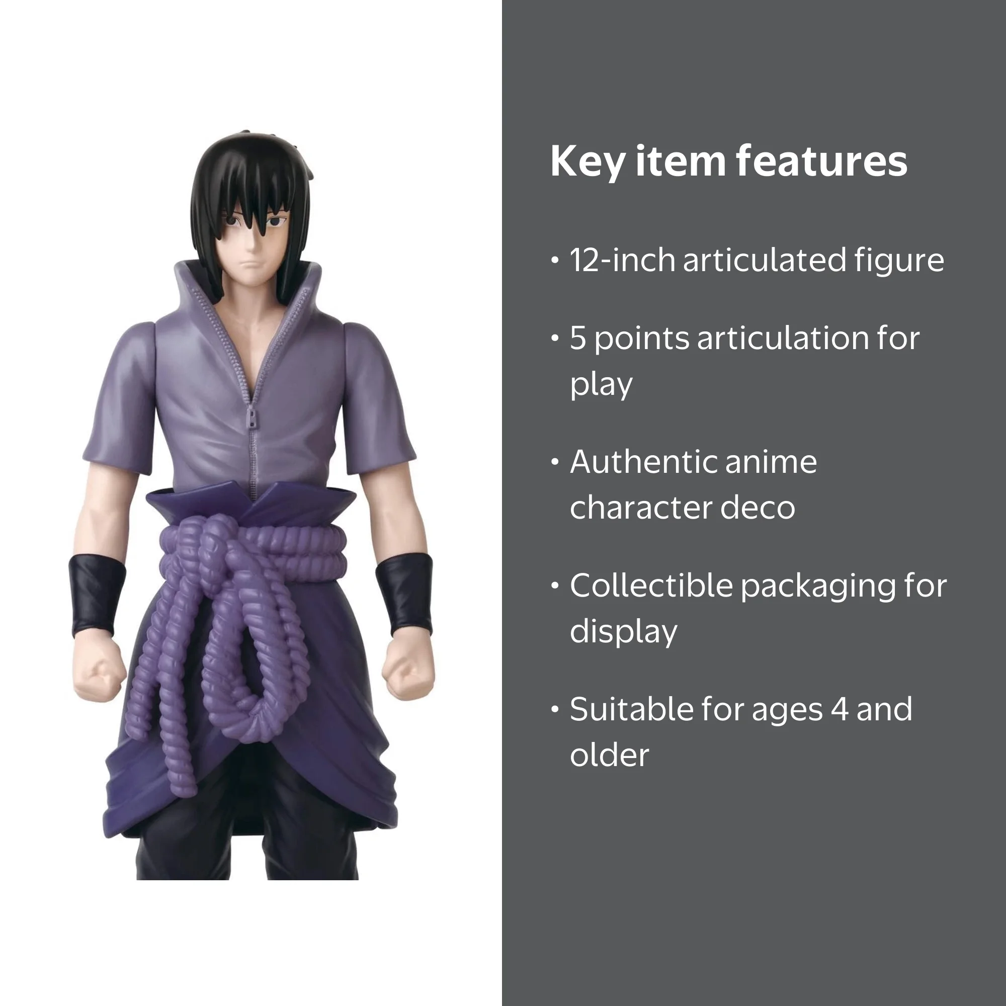 Anime Heroes, Naruto Action Figure, Sasuke Uchiha 12
