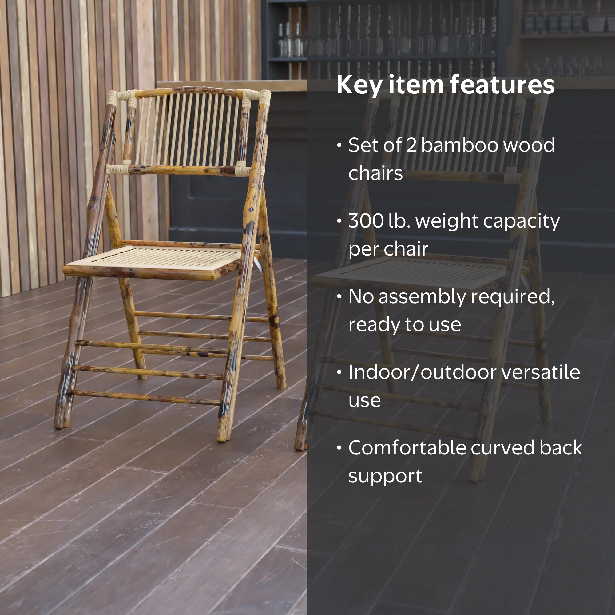 Hilander Bamboo Farm Chair アイボリー 2脚セット Hilander Bamboo