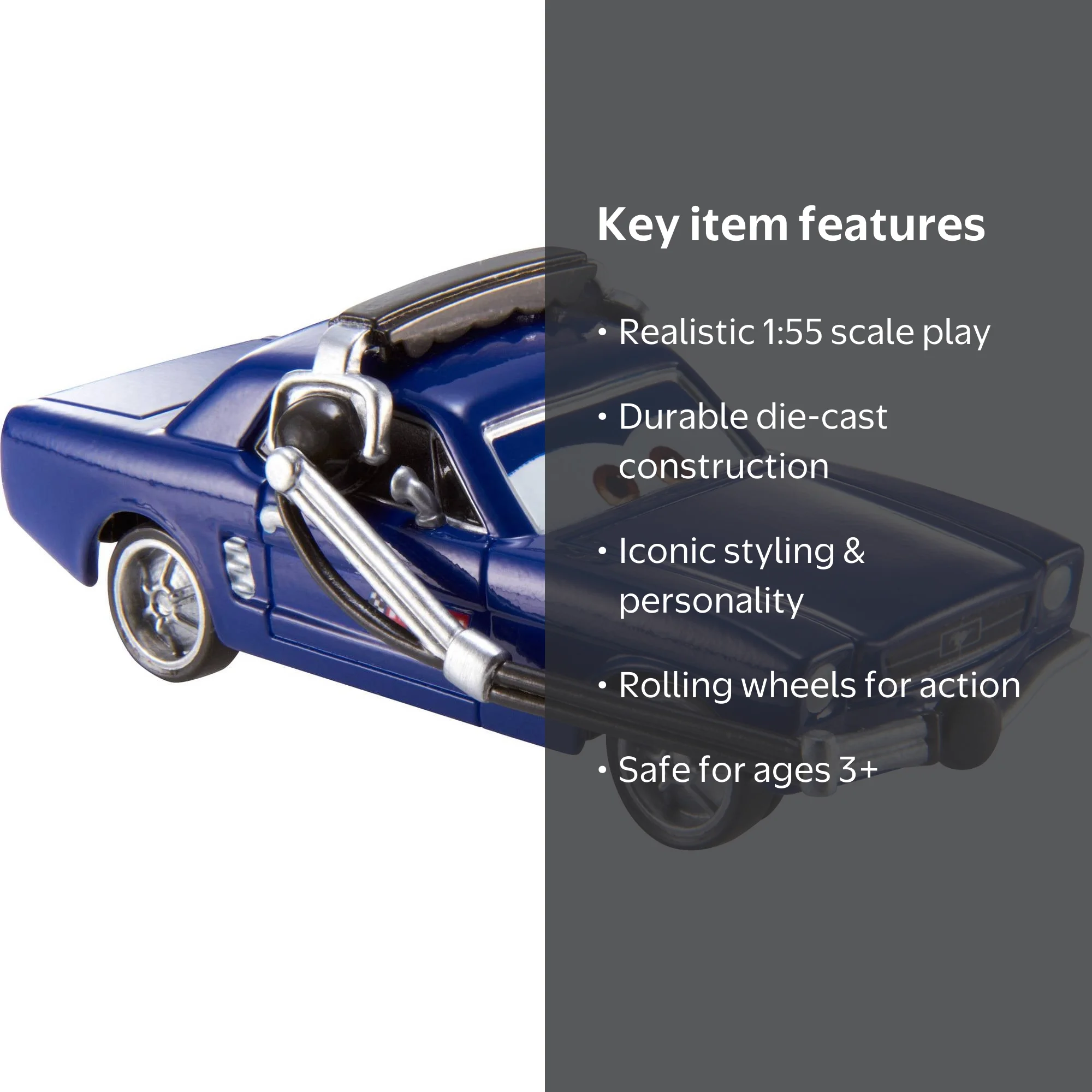 Disney/Pixar Cars Brent Mustangburger with Headset Die-cast