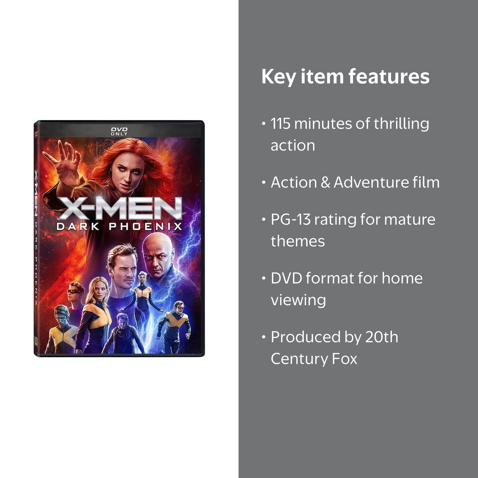 20th Century Studios, X-Men: Dark Phoenix DVD, Jean Grey, Cosmic