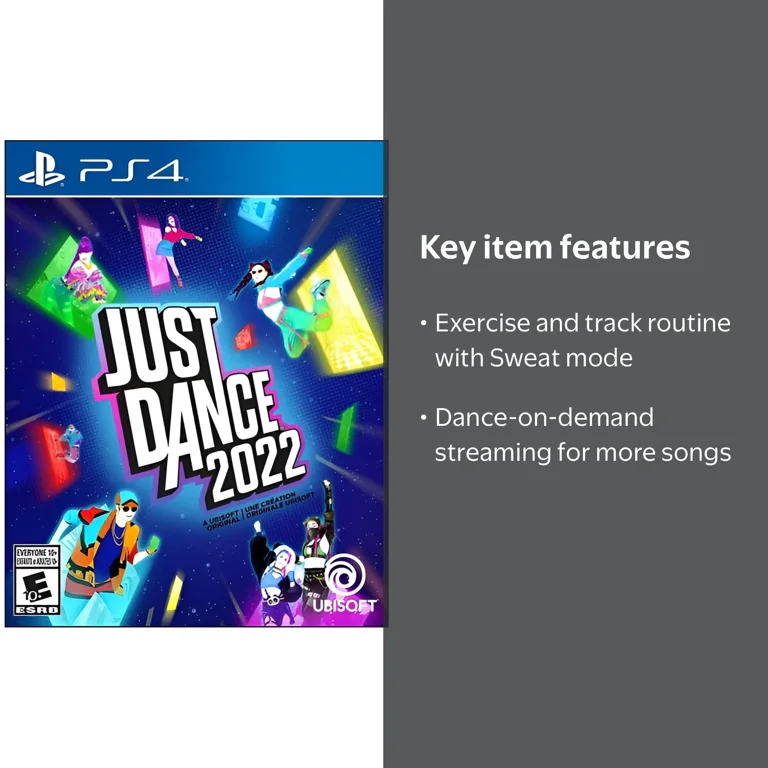Ubisoft, Just Dance 2022 Game, PlayStation 4, Standard Edition