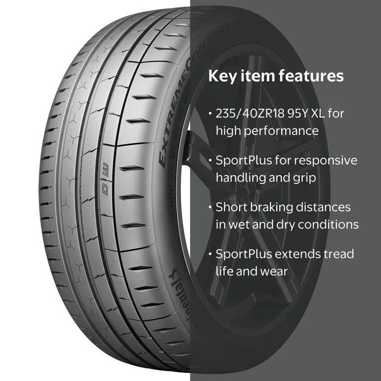 m 235/40R18XL 95Y CON EXTREMECONTACT SPORT 02 30K - Walmart.com