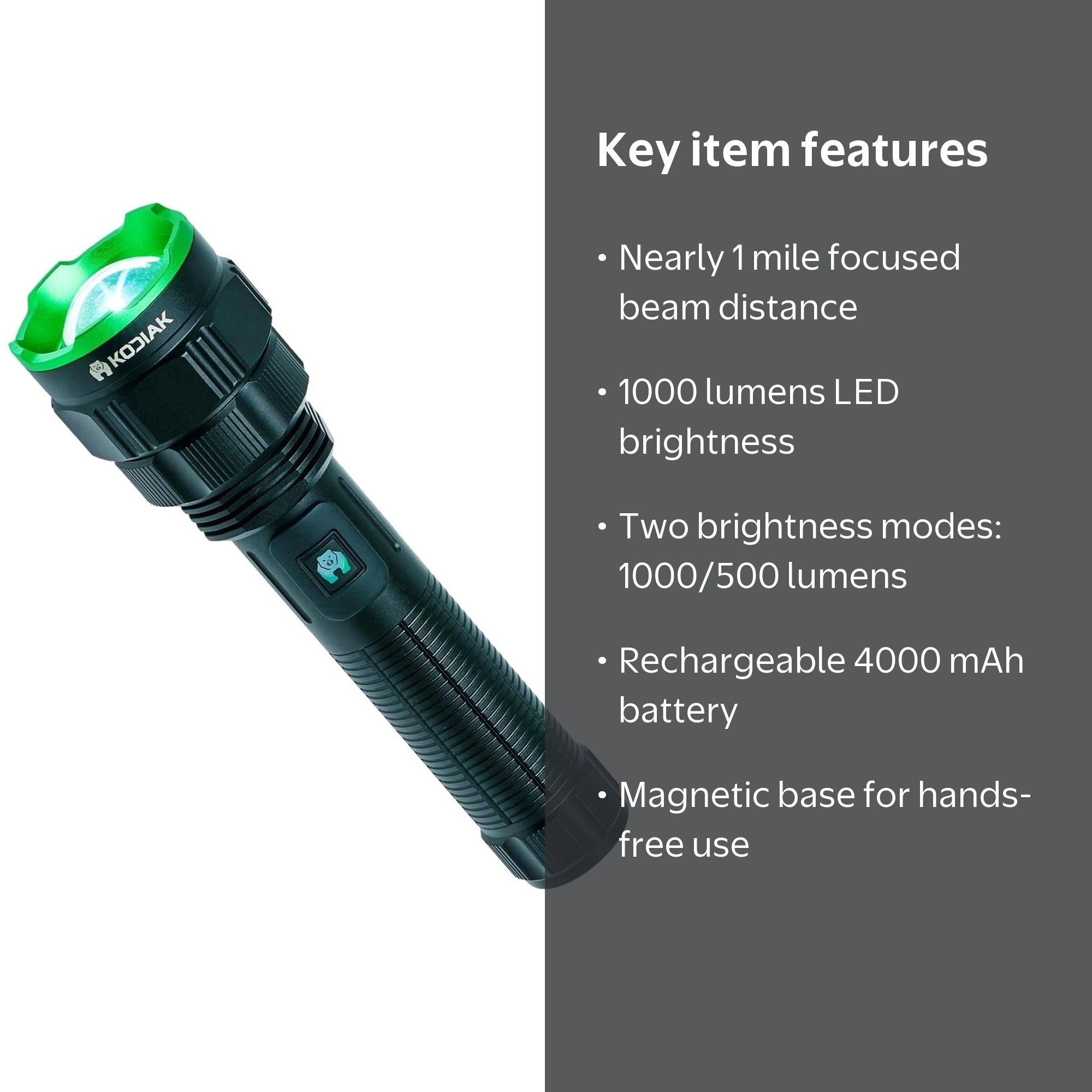 army gear 1000 lumen viper rechargeable tactical flashlight Police Security - - Trac Tact R Nitecore P27iX 5 Ghost Viper Tactical 300 Green