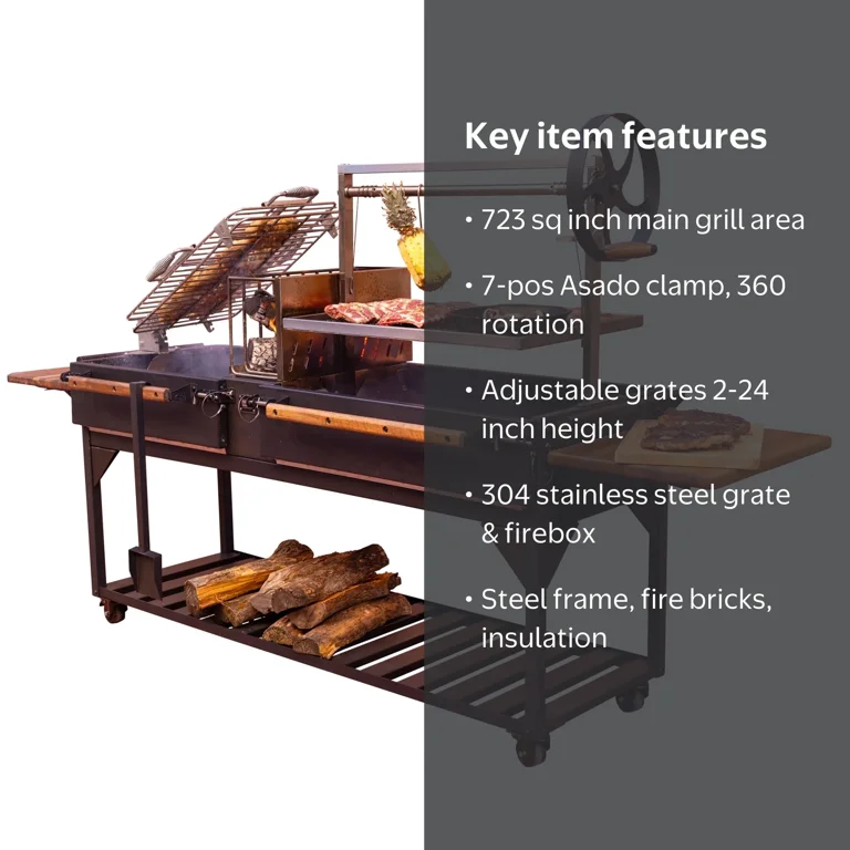 Backyard Discovery Argentine Santa Maria XL Wood Fire & Charcoal