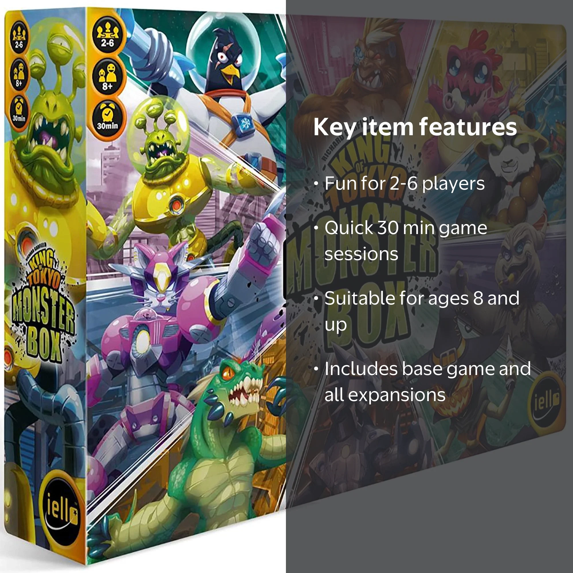 King of Tokyo: Monster Box - All-in-One with Expansions - Walmart.com