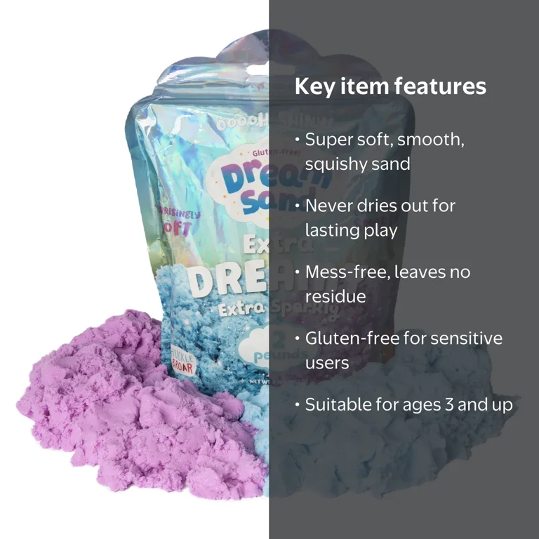 Chuckle & Roar Dream Sand 2 Pound Sensory Activity for Little Ones