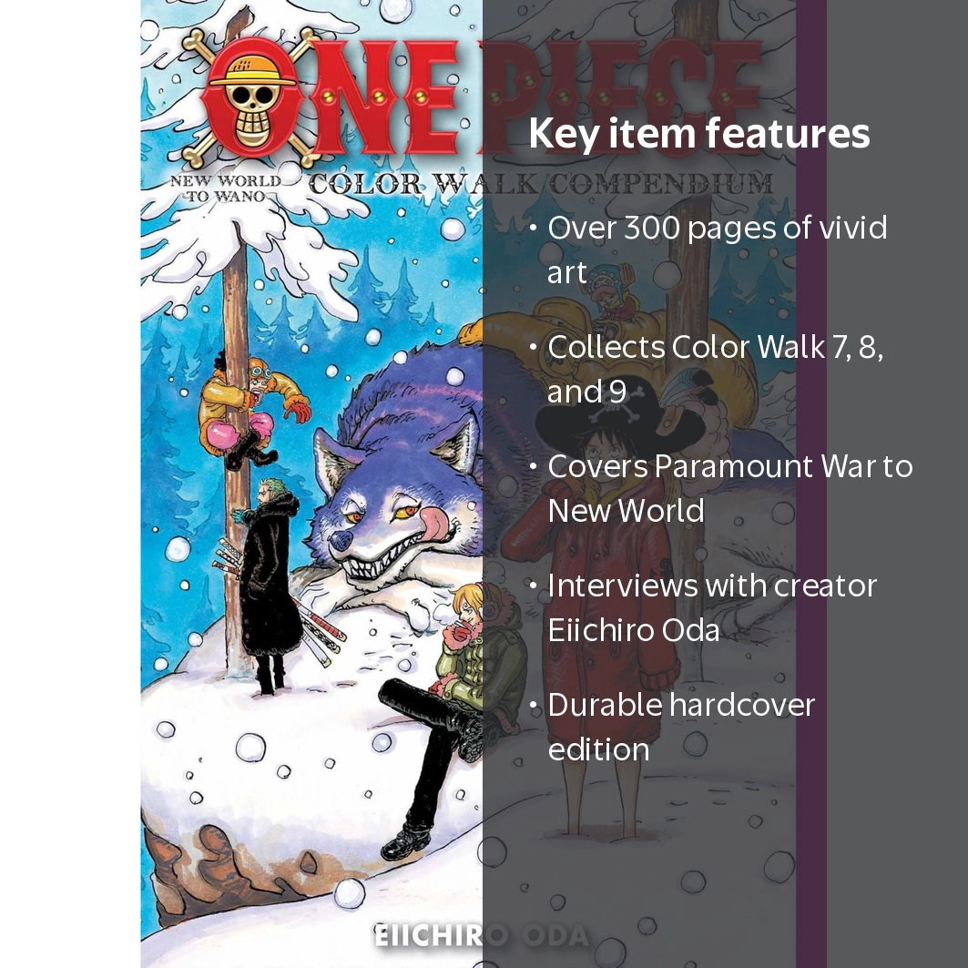 One Piece Manga Book: Color Walk Compendium Series #3 - New World