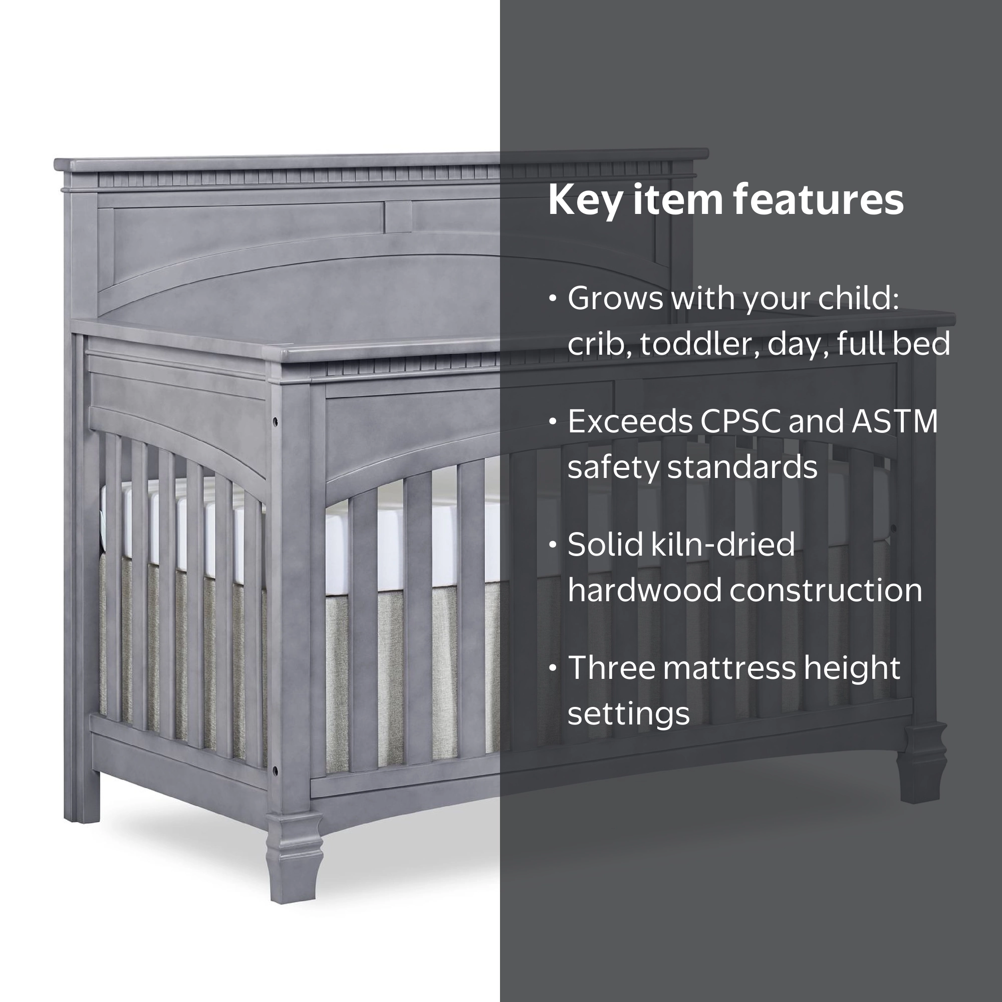 evolur storm grey dresser Santa Fe Personalized & Reliable Toddler size_i-S