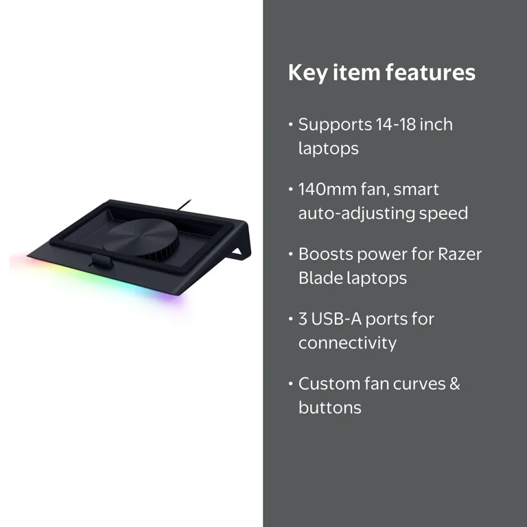 Razer, Laptop Cooling Pad, fits 14