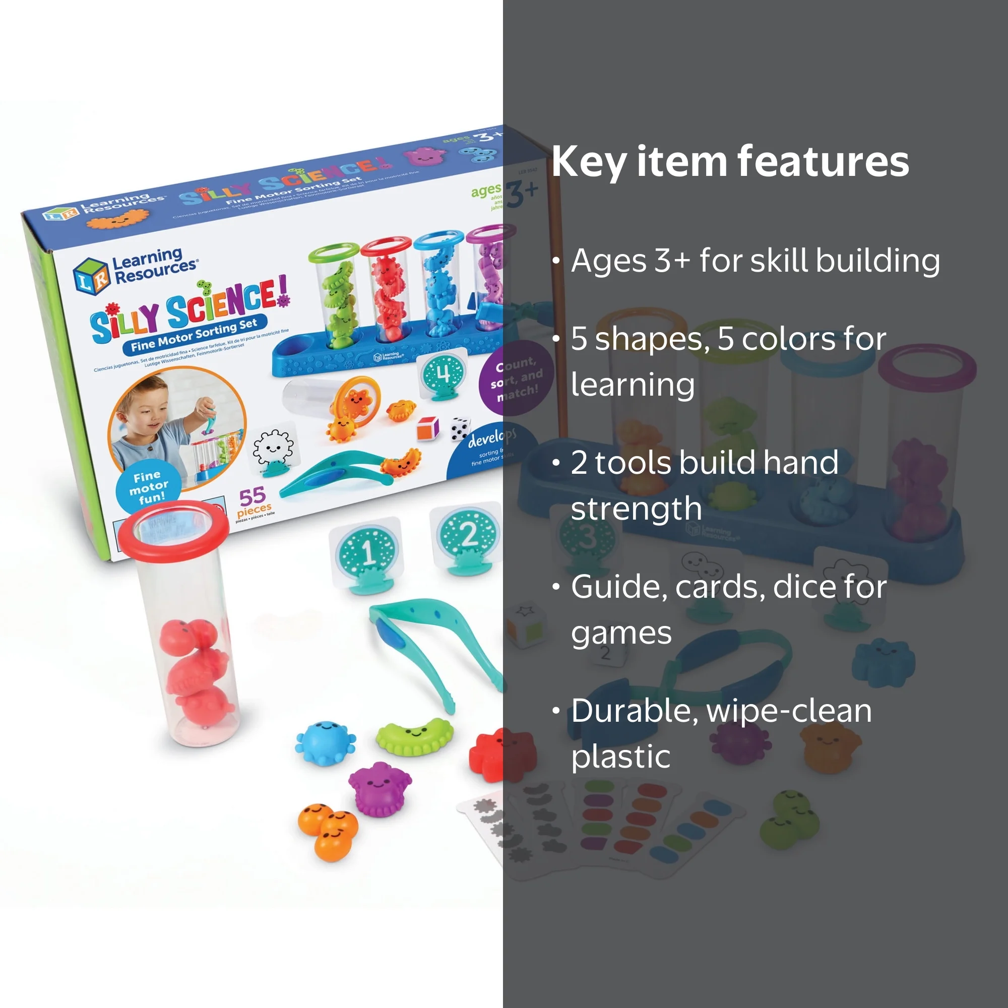 Learning Resources Silly Science Fine Motor Sorting Set - Toddler