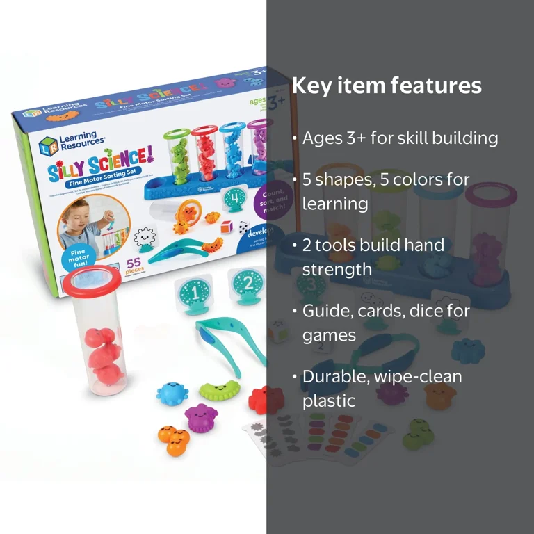 Learning Resources Silly Science Fine Motor Sorting Set - Toddler
