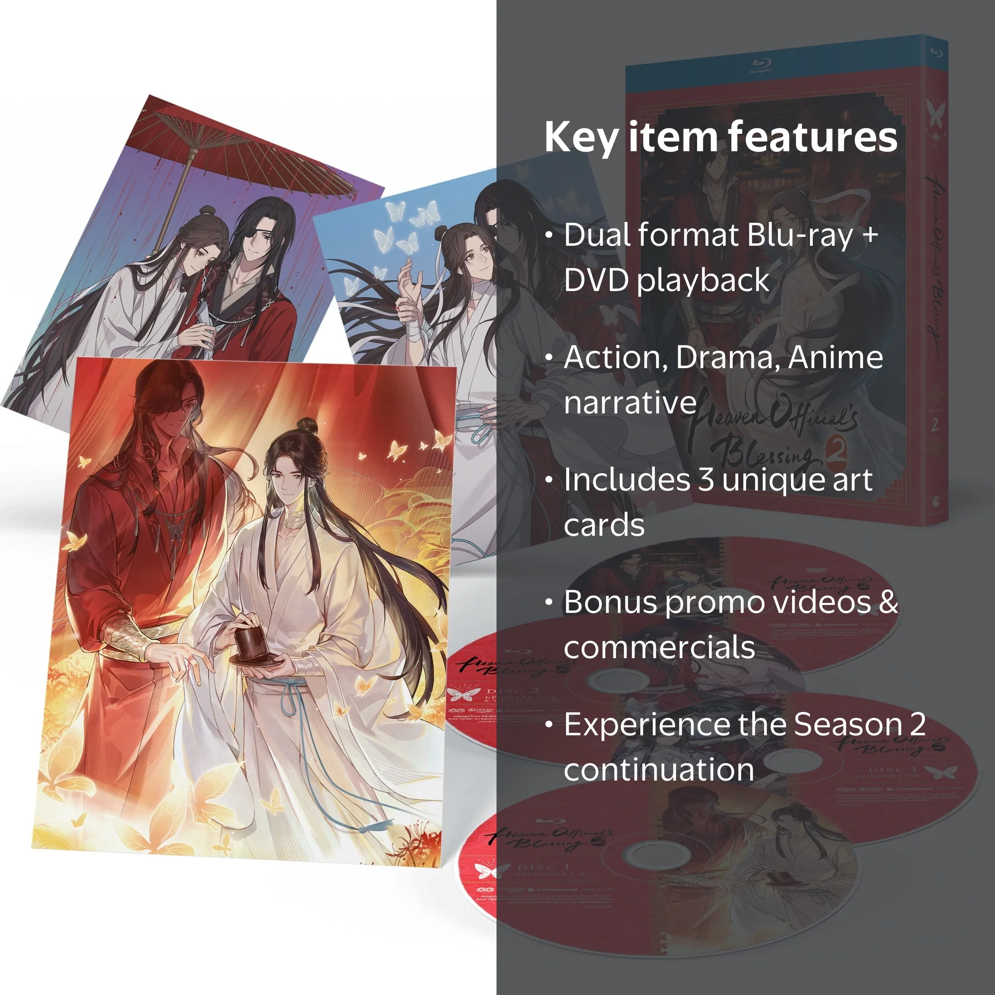Heaven Official's Blessing: Season 2 (Blu-ray + DVD) New - Walmart.com