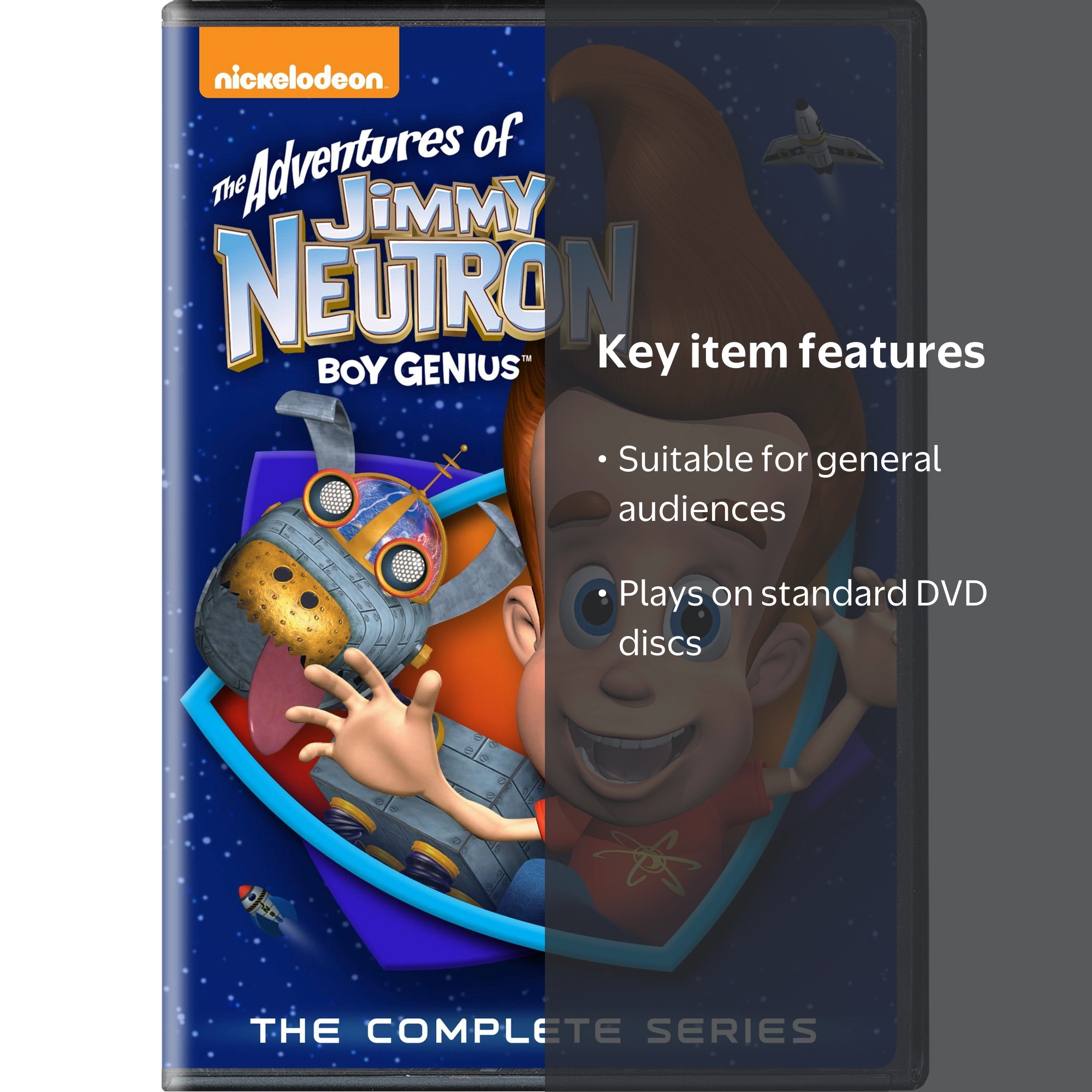 The Adventures Of Jimmy Neutron Boy Genius DVD, Complete Series