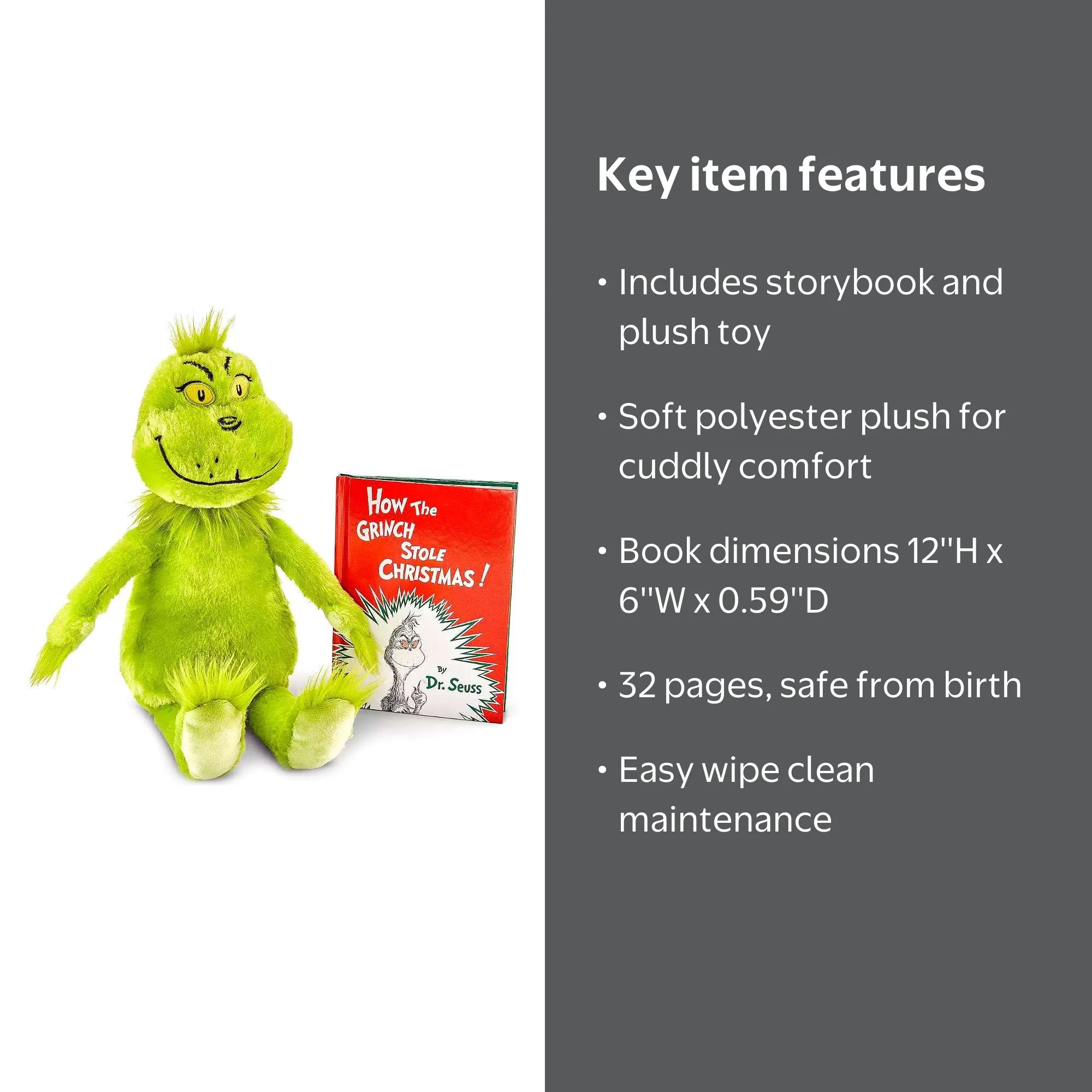 Kohl‚Äôs Cares How The Grinch Stole Christmas Plush & Book Bundle