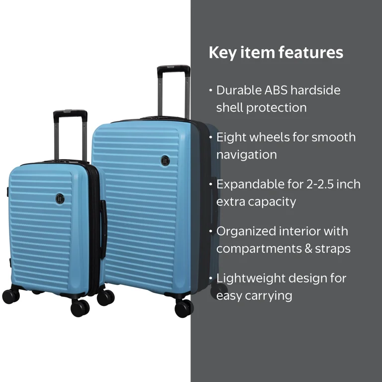 it Luggage Sensational Expandable Hardside Spinner 2 Piece Set, 8