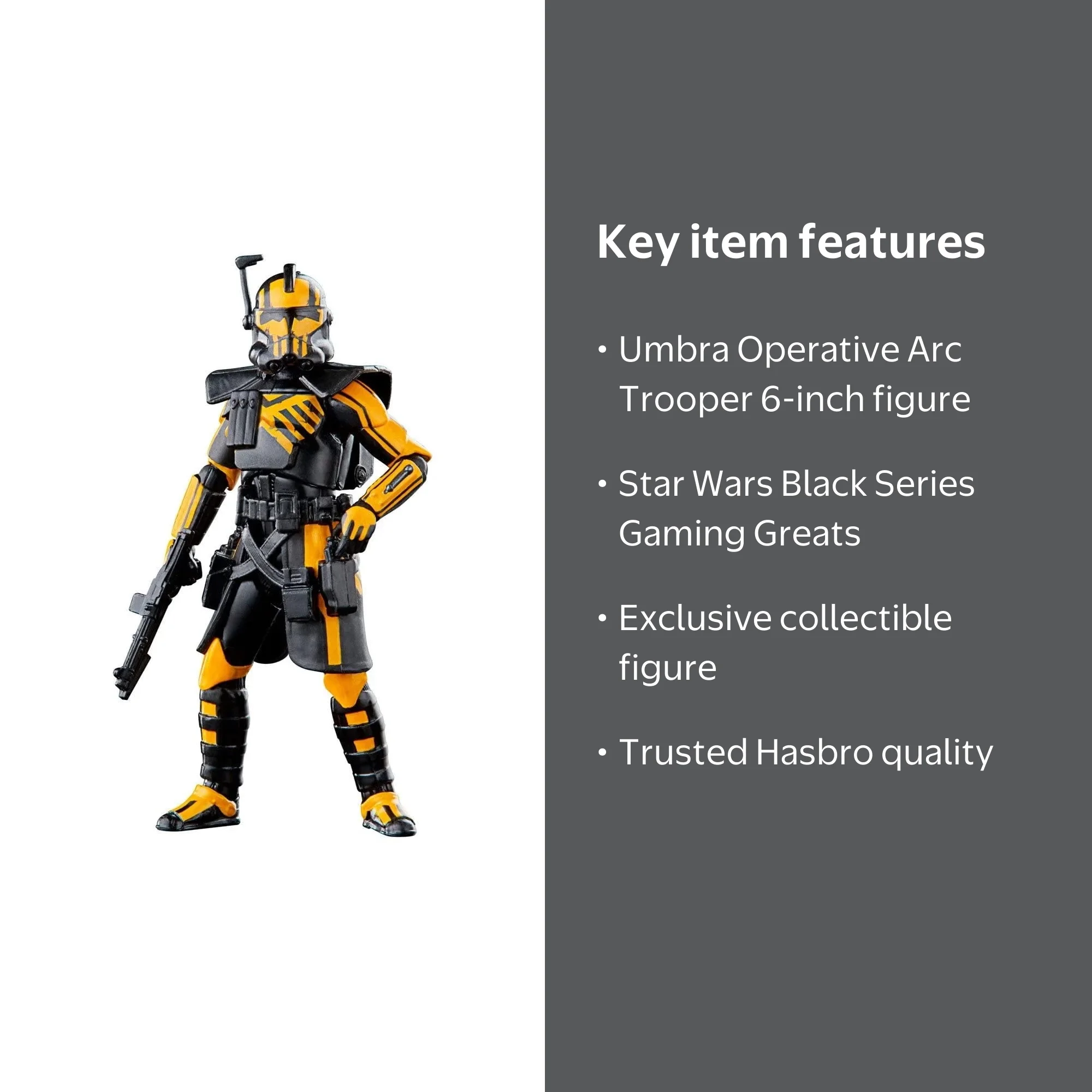 Hasbro Exclusive Star Wars Umbra Operative ARC Trooper, 6-Inch