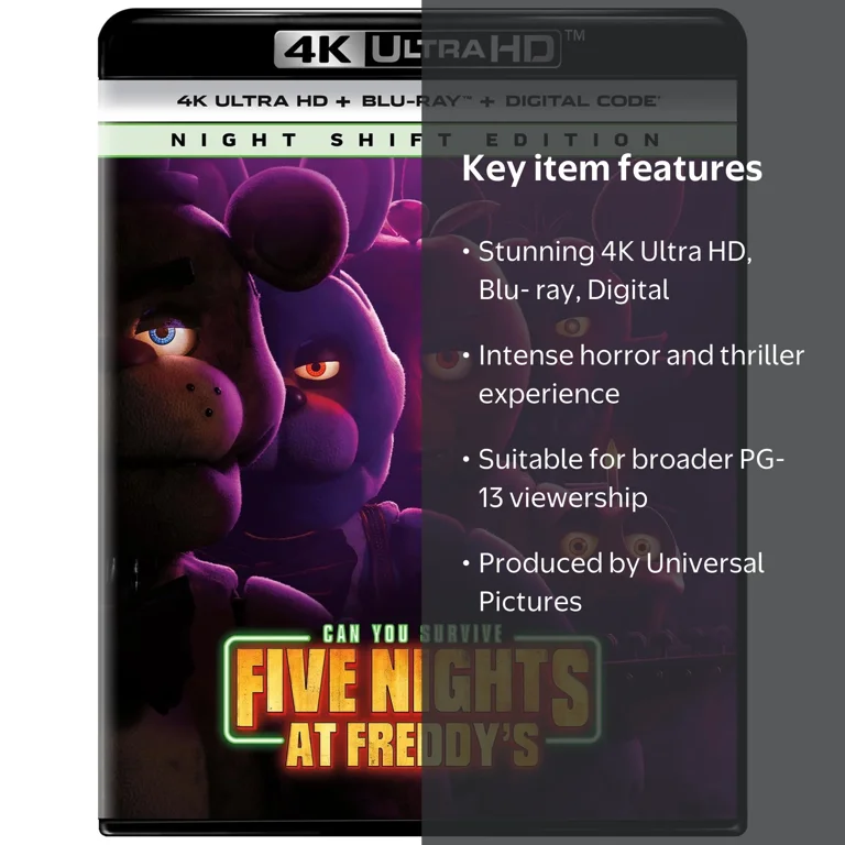 Freddy's Movie: Five Nights at Freddy's (4K Ultra HD + Blu-ray +