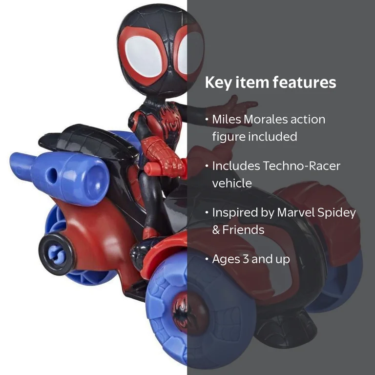 Marvel Spidey & His Amazing Friends Spiderman Toy: Miles Morales