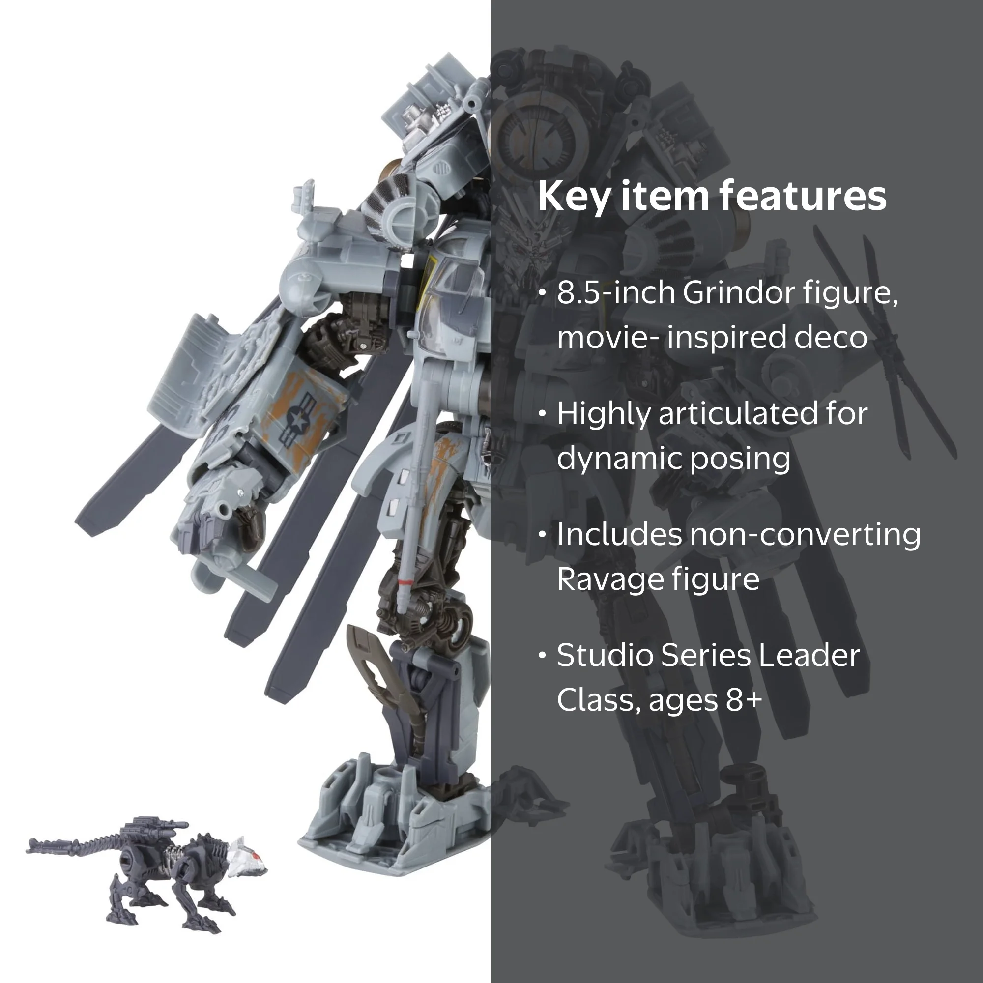 Transformers Studio Series 73 Leader Class Grindor and Ravage
