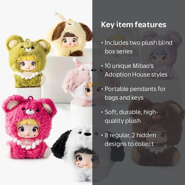 Nommi V4 Baby Series Plush Blind Box, Mibao's Adoption House