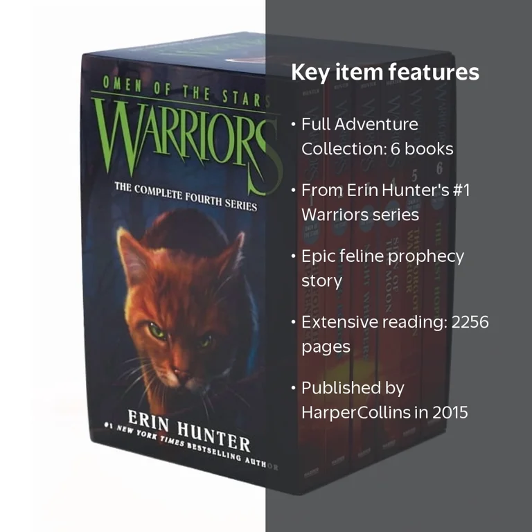 Erin Hunter, Warriors Box Set, Volumes 1 to 6, Omen of the Stars Erin Hunter, Warriors Box Set, Volumes 1 to 6, Omen of the Stars