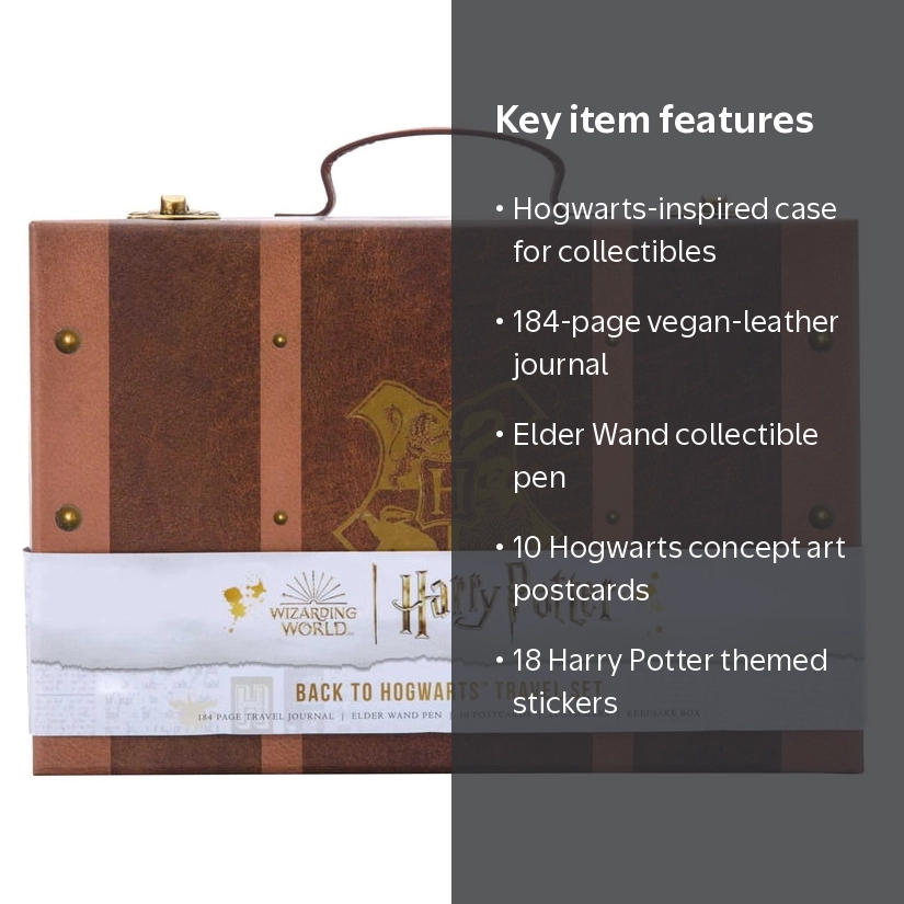 Harry Potter Back to Hogwarts Travel Set, 184-page Hardcover