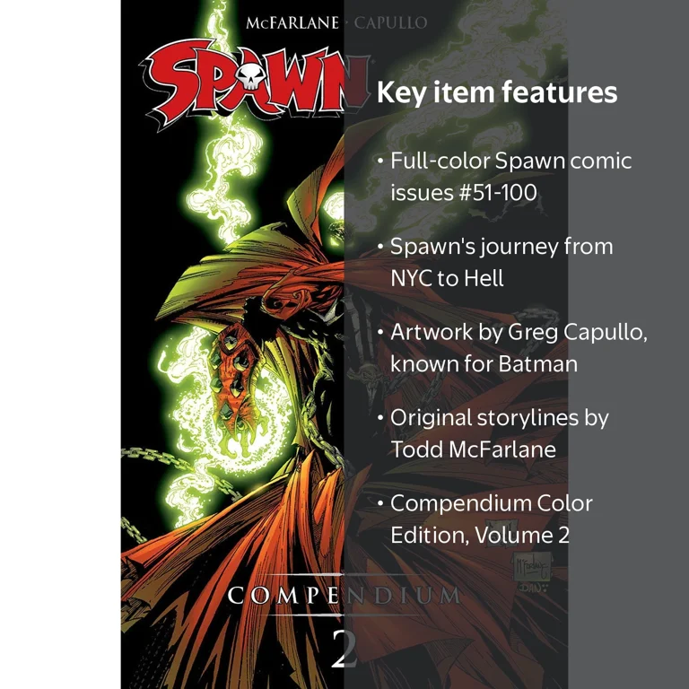 Spawn Compendium 2, 3, 5 セット Spawn Compendium Color Ed. Volume 2, Issues 51-100, Paperback