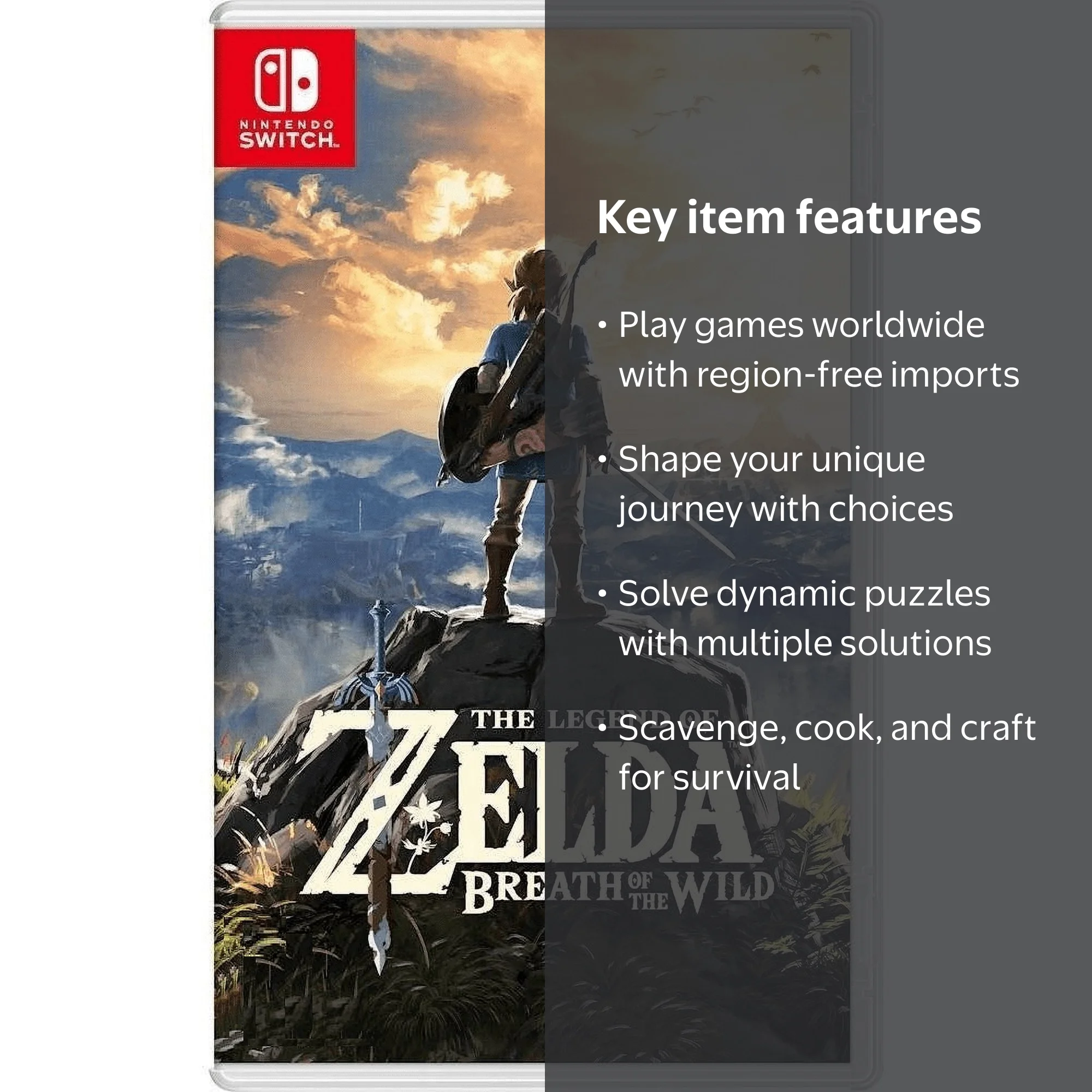 Nintendo, The Legend of Zelda Breath of the Wild, Switch Game