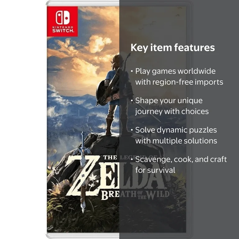 Nintendo, The Legend of Zelda Breath of the Wild, Switch Game