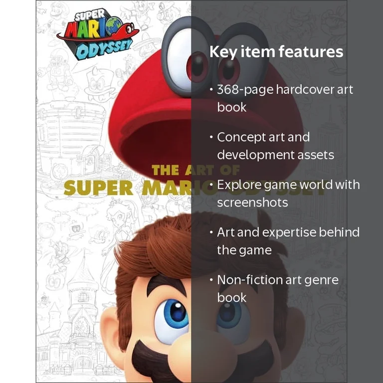 ART OF SUPER MARIO ODYSSE Y, THE - Walmart.com