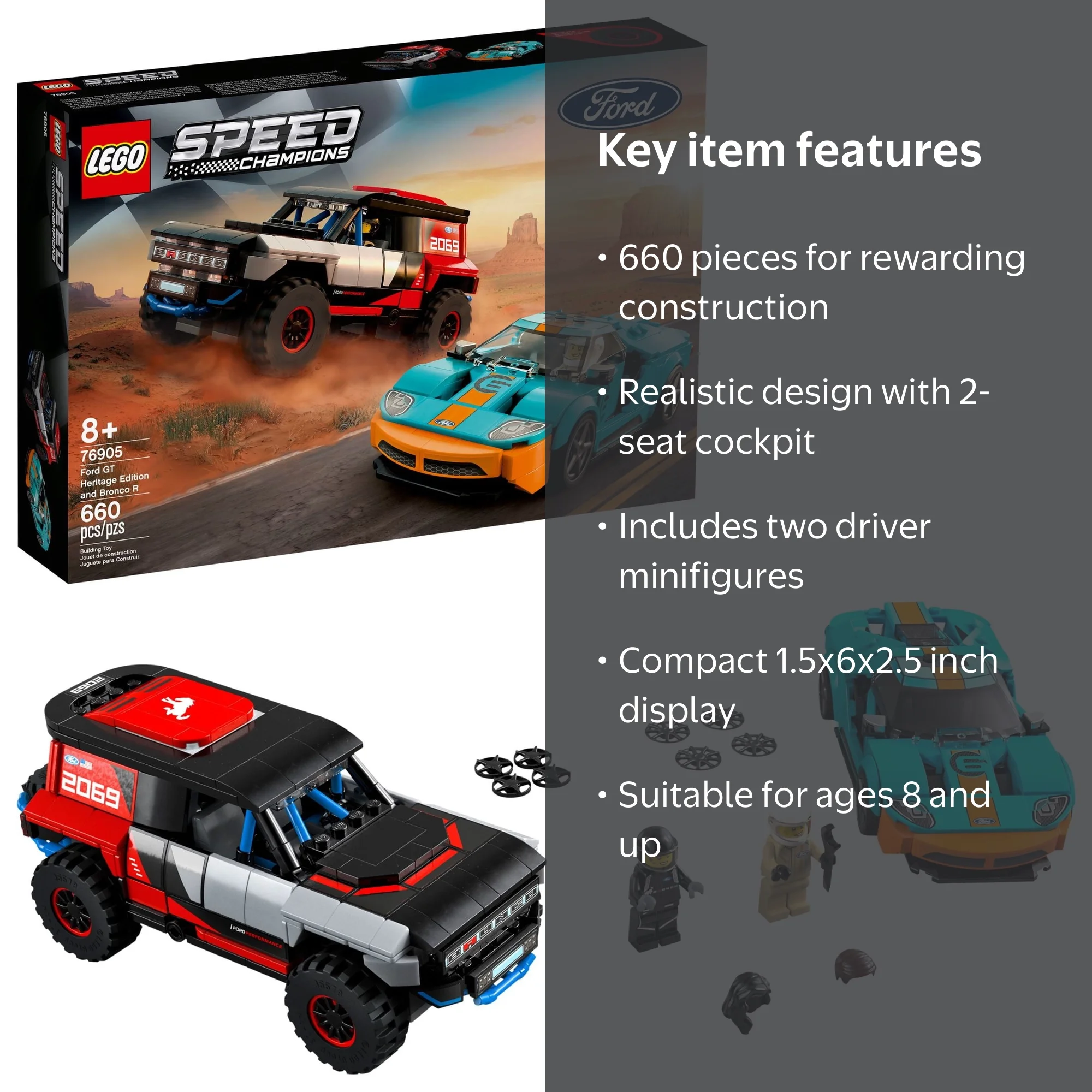 LEGO, Building Toy, 76905, Kids and Car Enthusiasts - Walmart.com