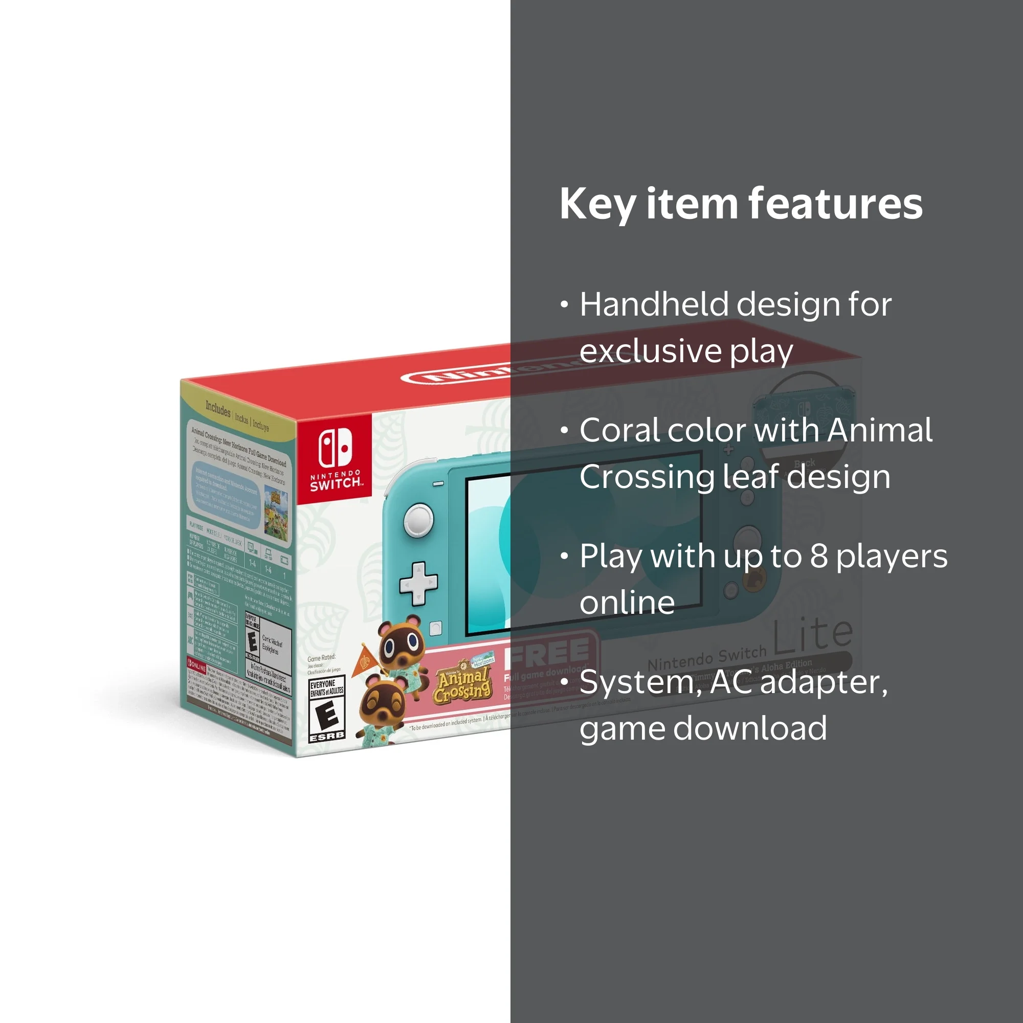 Nintendo Switch Lite - Animal Crossing: New Horizons Digital