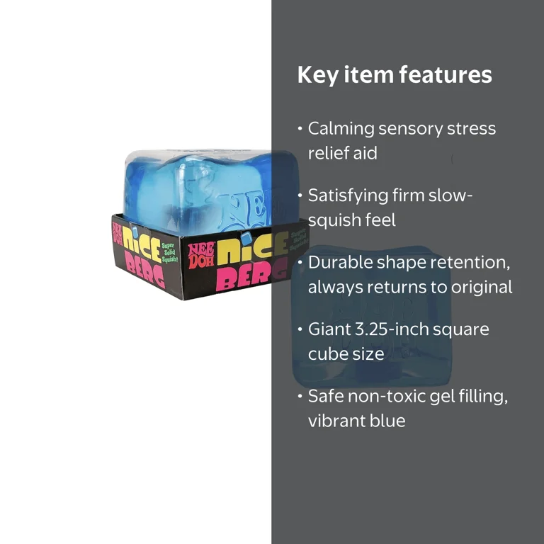 NeeDoh, Nice Berg Giant Cube, 3.25