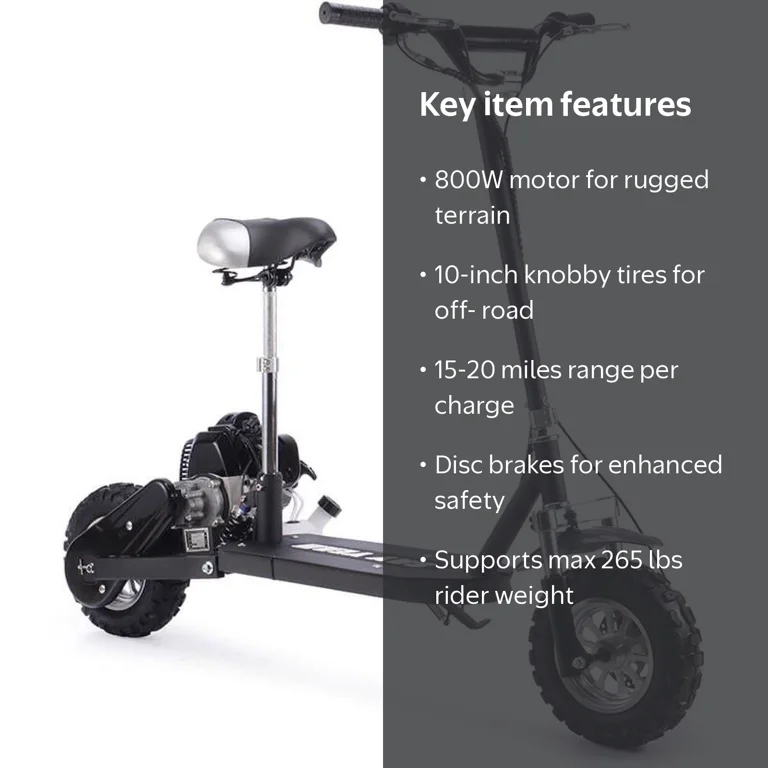 Say Yeah 36V 800W Electric Riding Motor Scooter - Foldable with