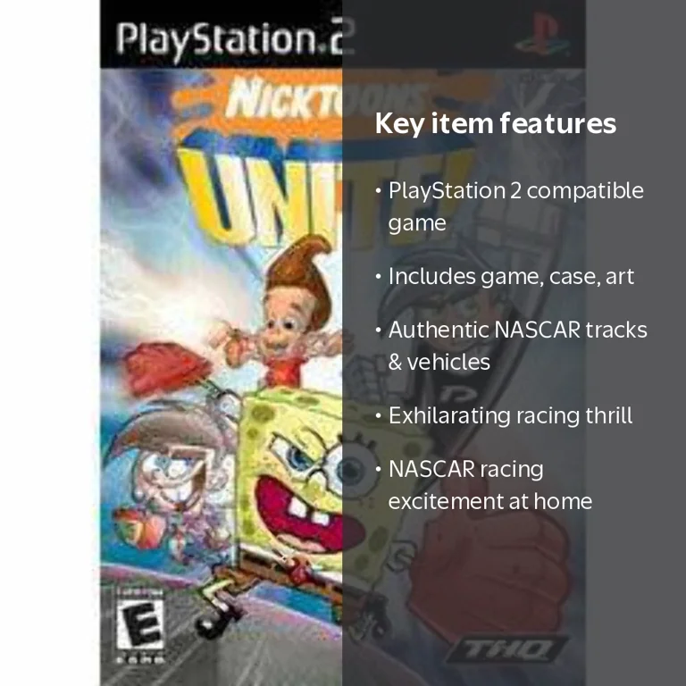 THQ Nordic, Video Game, Nicktoons Unite!, PlayStation 2, Official