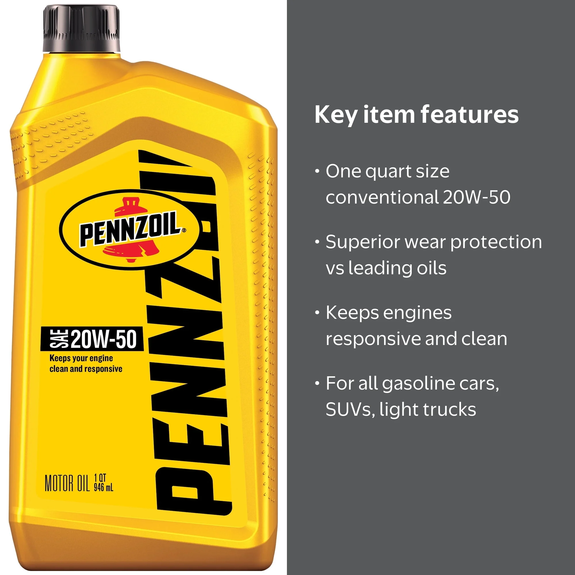 Pennzoil 20W-50 Oil | Heavy equipment oil for manufacturing