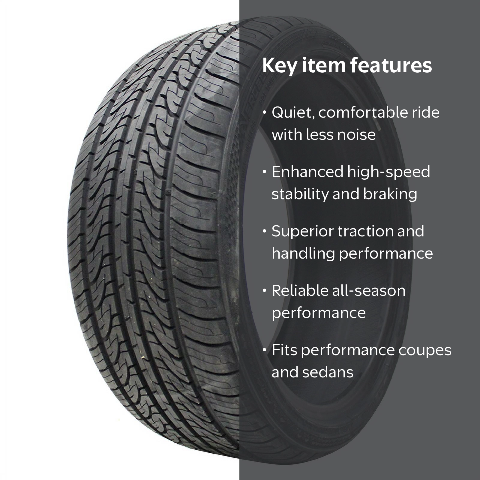 Vercelli 20インチ タイヤ ヨウ　3 Vercelli Strada II All-Season Performance Tire, 245/40ZR20 99W XL