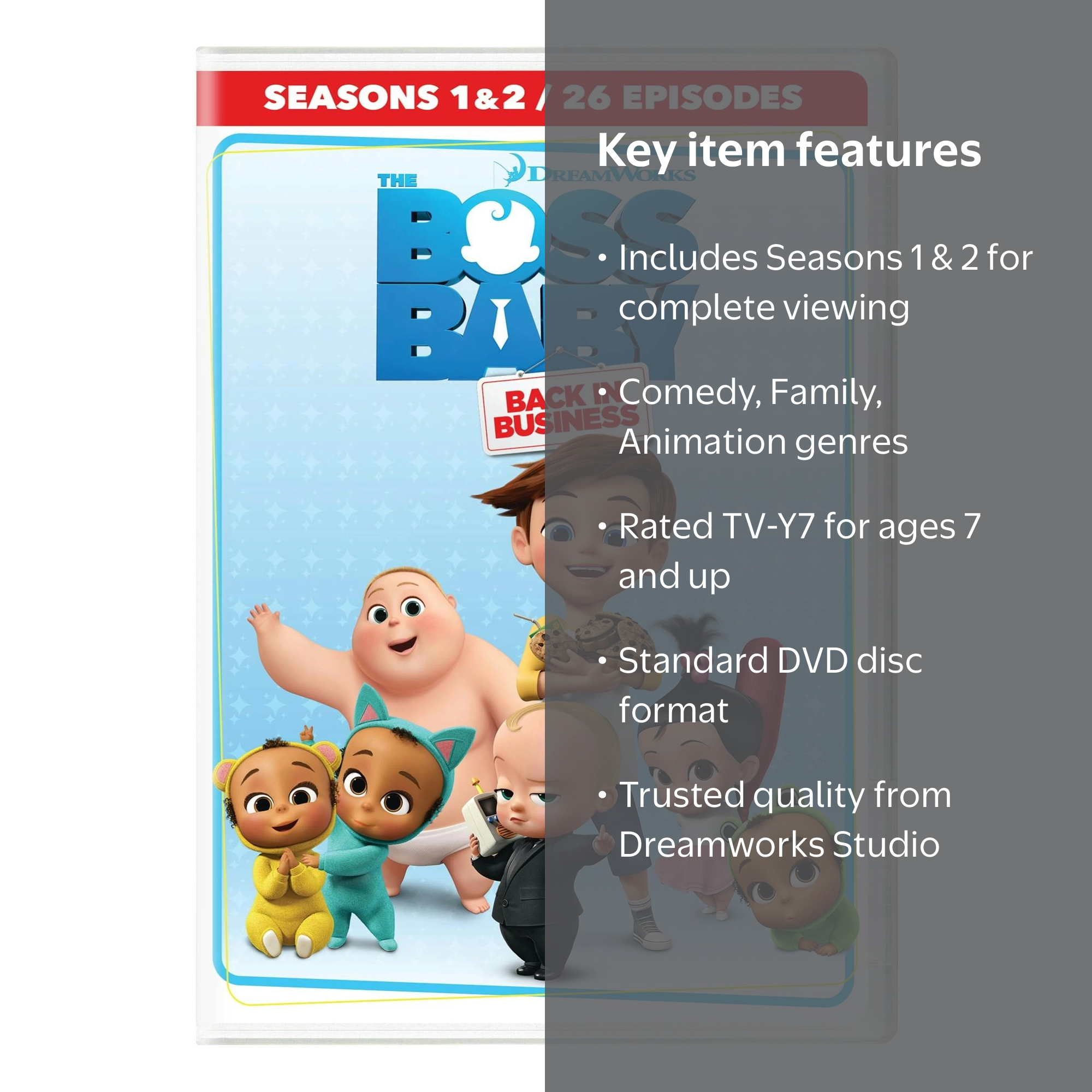 Universal Studios: Boss Baby - Back in Business, Seasons 1 & 2