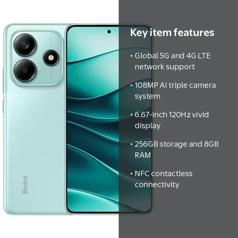 Xiaomi, Redmi Note 14 5G, 24094RAD4G, 256GB ROM 8GB RAM Coral