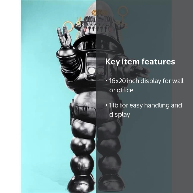 Forbidden Planet Robby The Robot 1956 Photo Print, 16 x 20 - Large