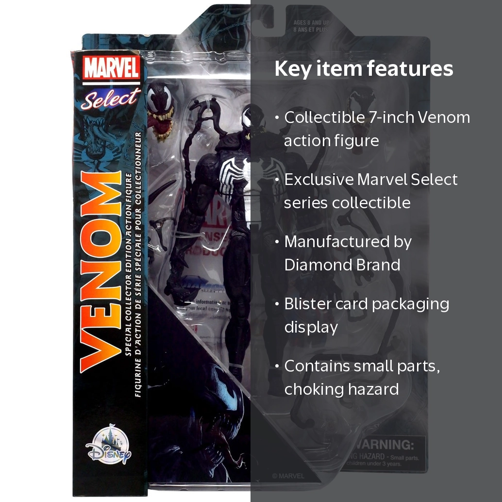 Marvel Select Venom Action Figure (2018) - Walmart.com