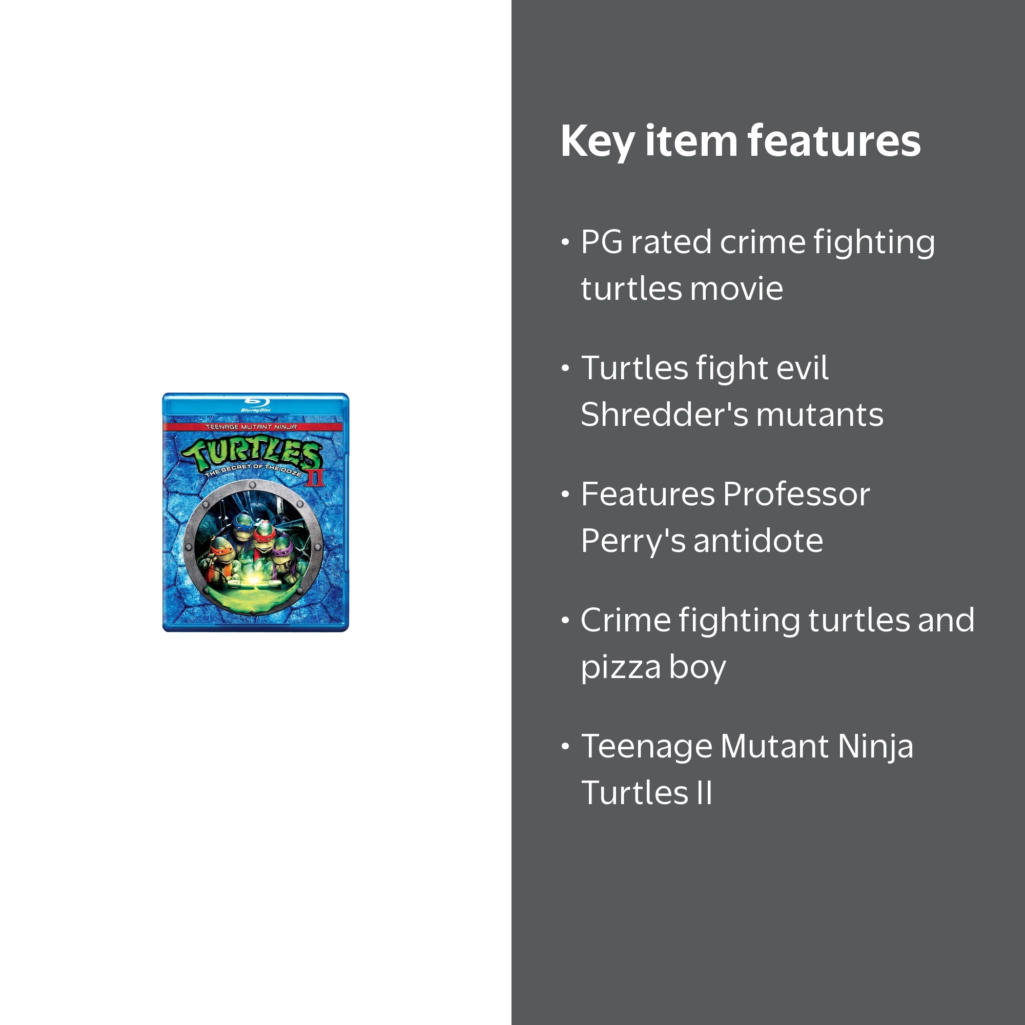 Teenage Mutant Ninja Turtles II: The Secret of the Ooze - Walmart.com