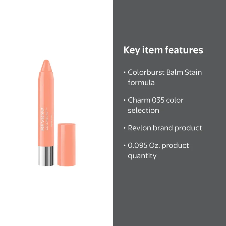 Revlon Colorburst Balm Stain 035 Charm .095 Oz. - Walmart.com