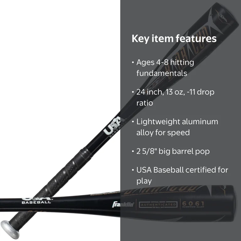 Franklin Sports Barracuda Youth Teeball Bat - 2 5/8 Barrel Size