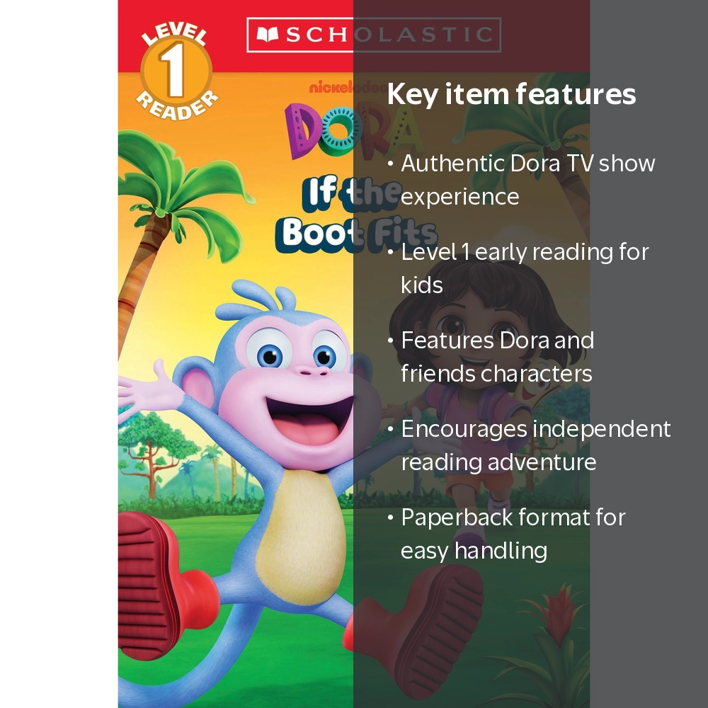 dora Dora: If the Boot Fits (Scholastic Reader, Level 1) (Paperback