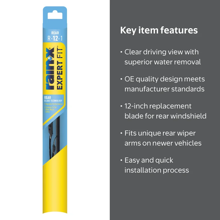Rain-X, Wiper Blade, 12-Inch Rear, Composite technology - Walmart.com